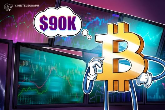 Bitcoin tags $90K as crypto market spike liquidates $120M shorts