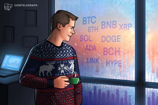 Price predictions 12/26: BTC, ETH, BNB, XRP, SOL, DOGE, ADA, BCH, LINK, HYPE