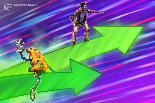 Bitcoin daily gains near 5% as analysis eyes bullish 'rotation' from gold