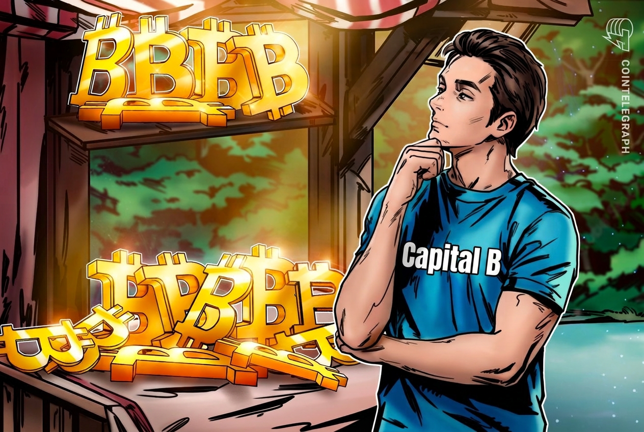 Capital B adds 376 Bitcoin in $29M purchase, boosting holdings to 3,521 BTC